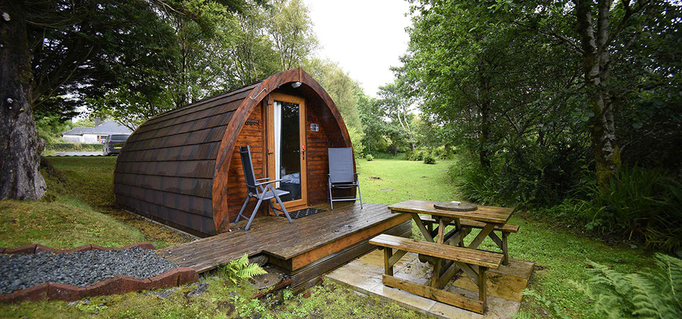 About Dunvegan Camping Pods self catering accommodation 
