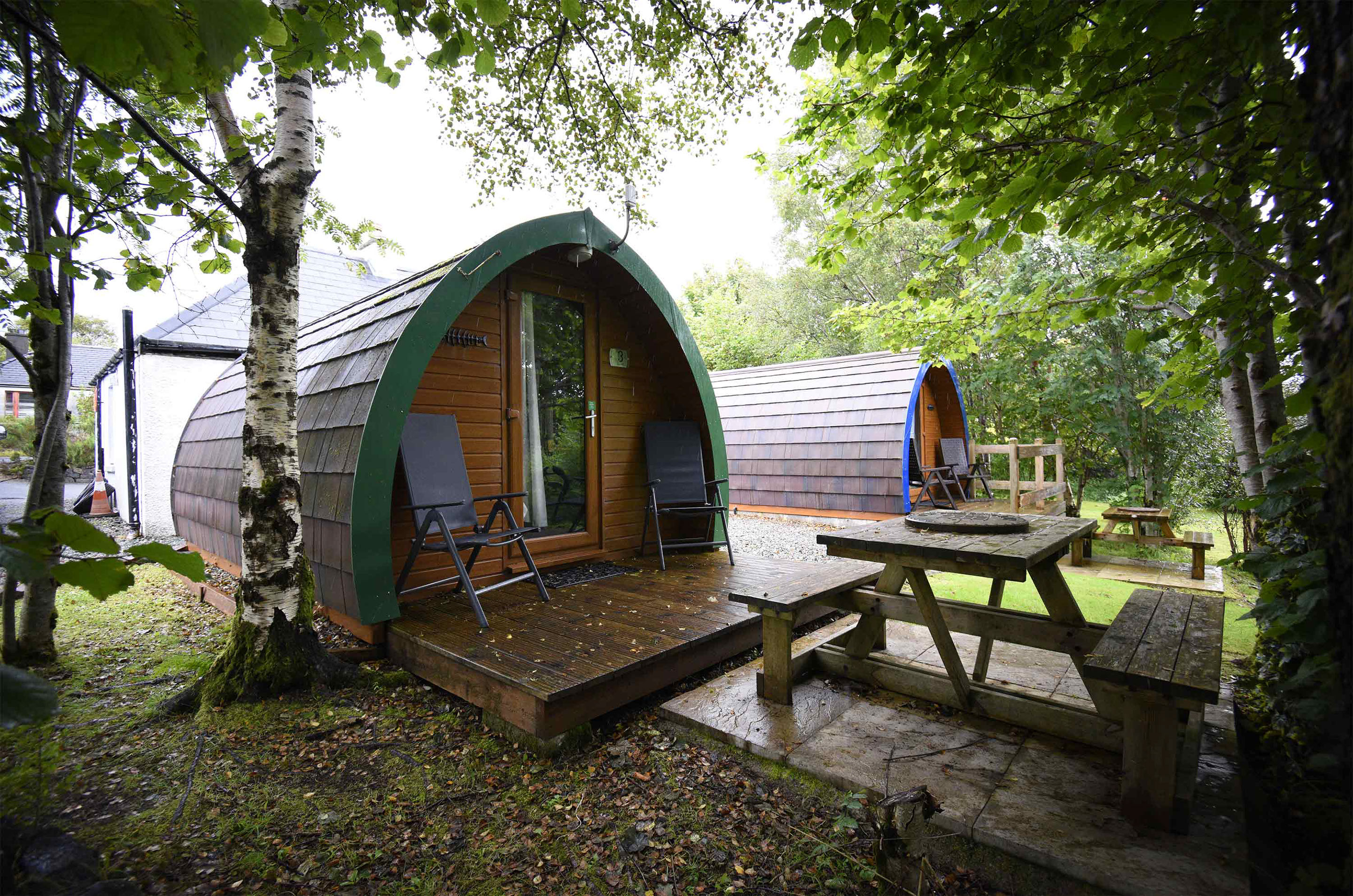 Our self catering apartment accommodation in Portree contains a modern bathroom