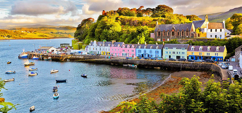 Portree on the Isle of Skye offers great views stay at Quiraing House accommodation