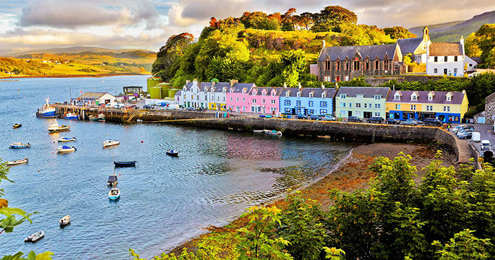 Portree on the Isle of Skye offers great views stay at Quiraing House accommodation