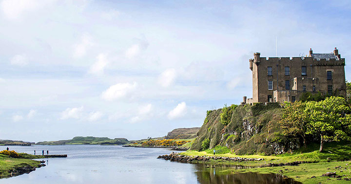 Visit Dunvegan Castle when you stay at Quiraing House accommodation in Portree on the Isle of Skye