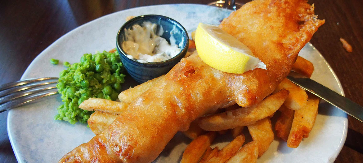 Enjoy great fish and chips from the many restaurants located close to Dunvegan Camping Pods