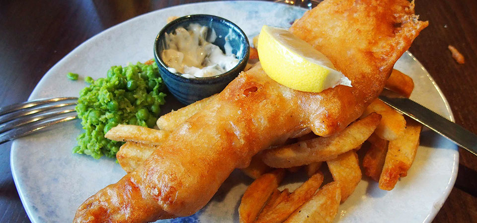 Enjoy great fish and chips from the many restaurants located close to Dunvegan Camping Pods